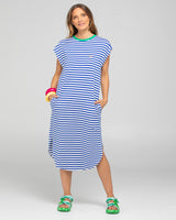 Bellissimo Dress - Blue Stripe