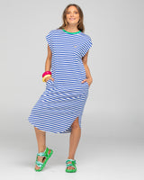 Bellissimo Dress - Blue Stripe