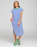 Bellissimo Dress - Blue Stripe