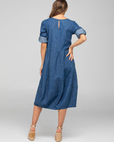 Guru Dress - Mid Wash Denim