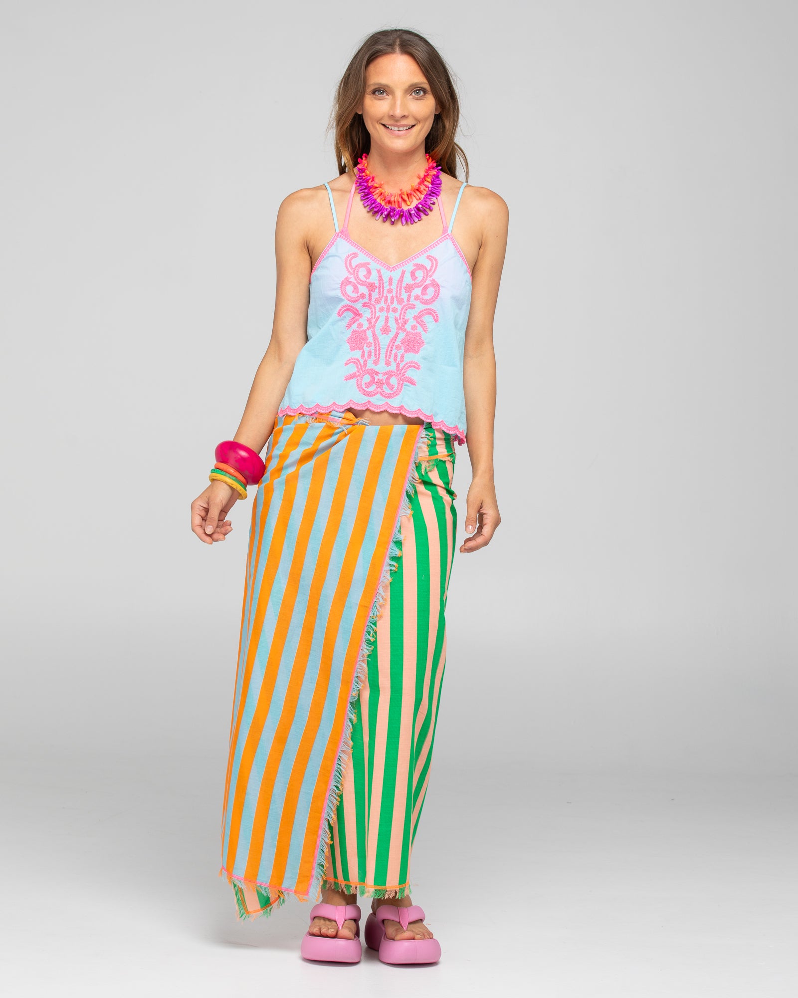 Ahana Singlet - Sky Blue