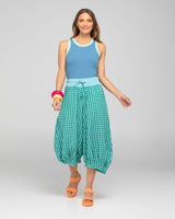 Guru Pant - Green Seersucker