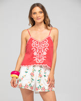 Bella Short - White Multi