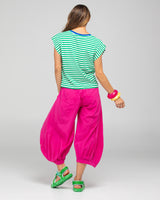 Bellissimo Tee - Green Stripe