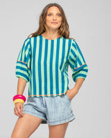 Ava Top - Capri Green