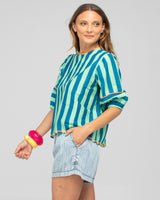 Ava Top - Capri Green