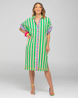 Maui Shirt Dress - Capri Peach