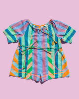 Kids Lucia Playsuit - Capri Splice