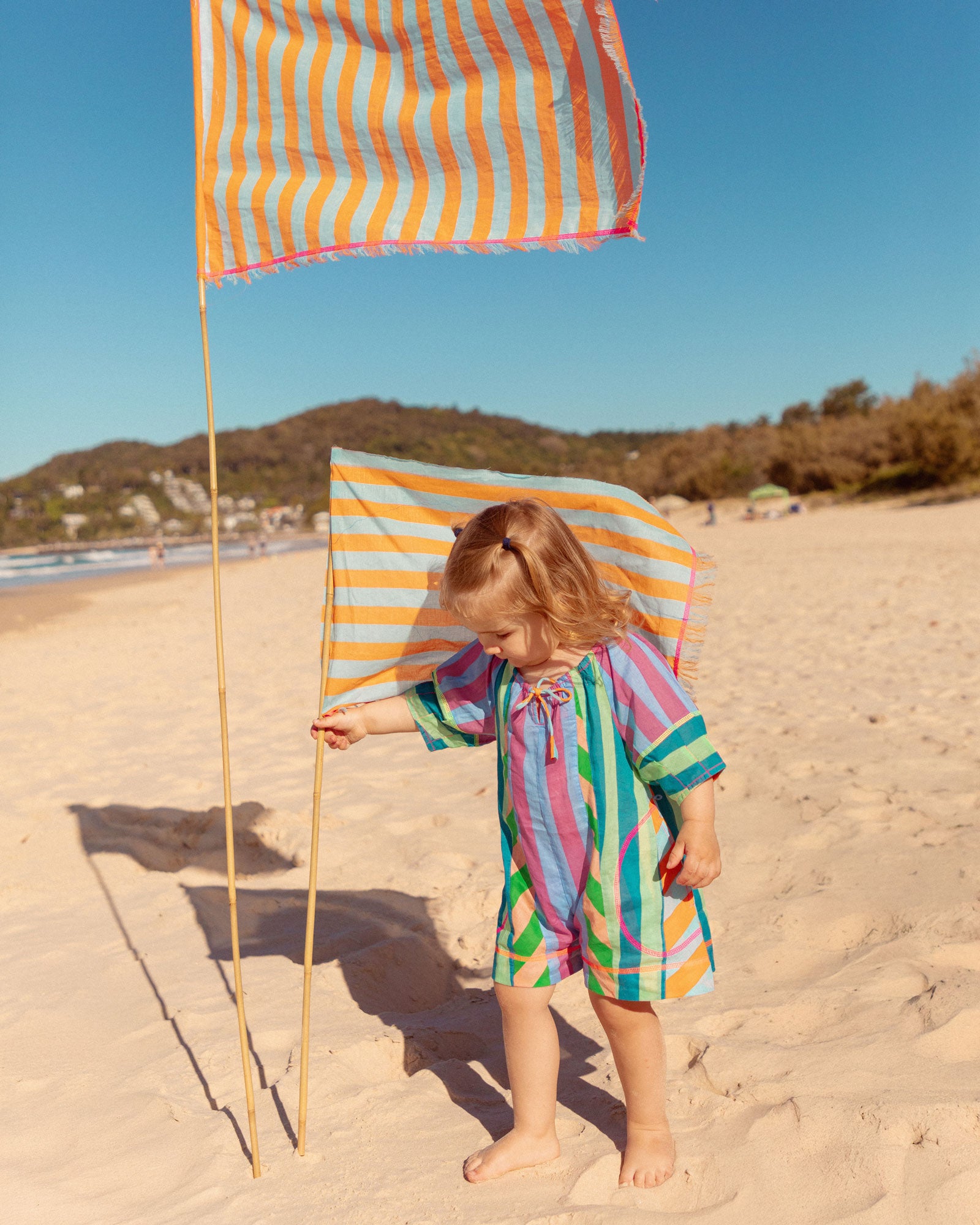 Kids Lucia Playsuit - Capri Splice