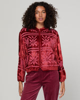 Kirei Jacket Embroidered - Merlot
