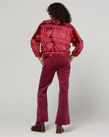 Kirei Jacket Embroidered - Merlot