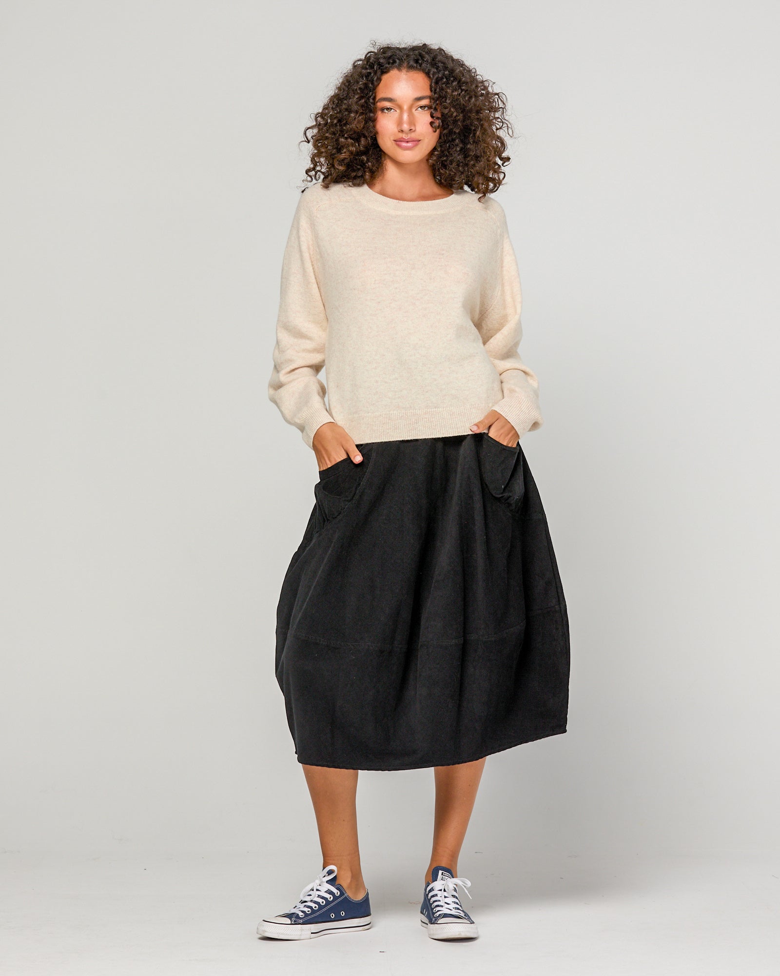 Cord Guru Skirt - Black
