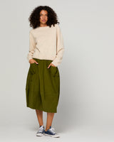 Cord Guru Skirt - Olive Green