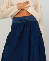 Cord Guru Skirt - Midnight Blue