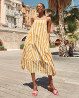 Sami Dress - Tropical Stripe