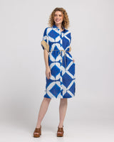 Maui Shirt Dress - Block Print