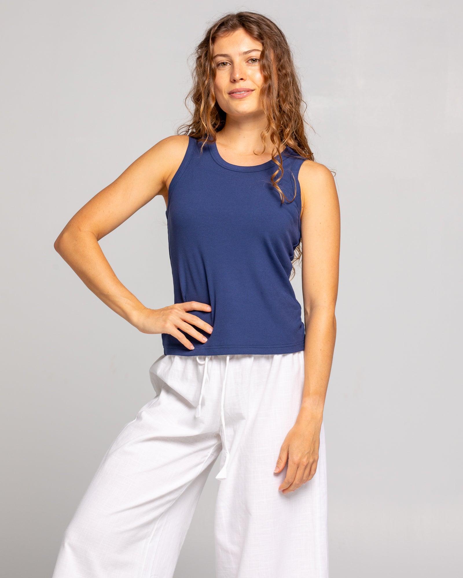 Bellissimo Tank - Navy
