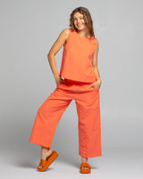 Mona Top - Fiore/Tangerine