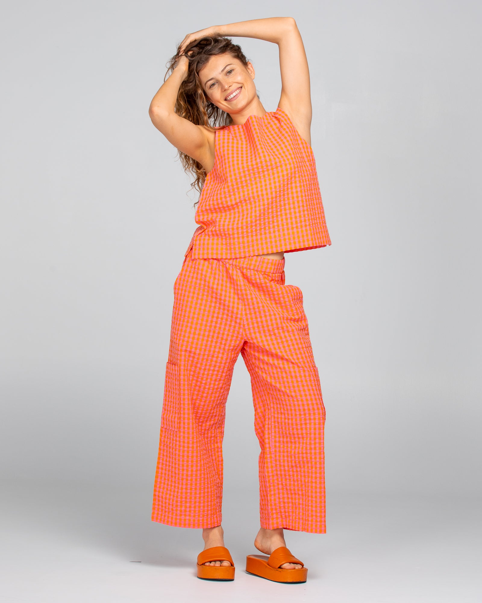 Evelina Pant - Fiore/Tangerine