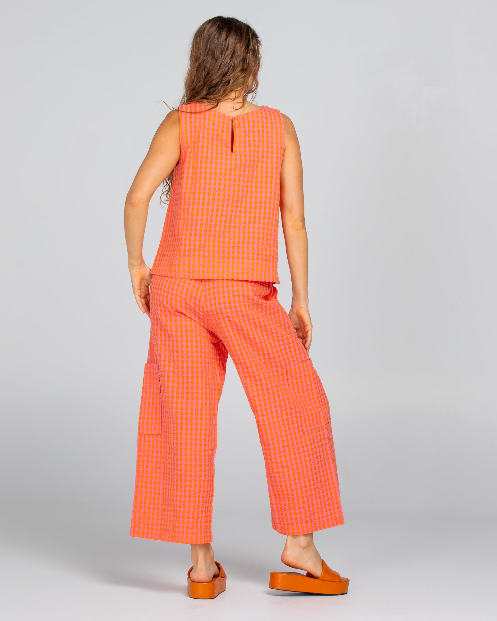 Mona Top - Fiore/Tangerine