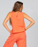 Mona Top - Fiore/Tangerine
