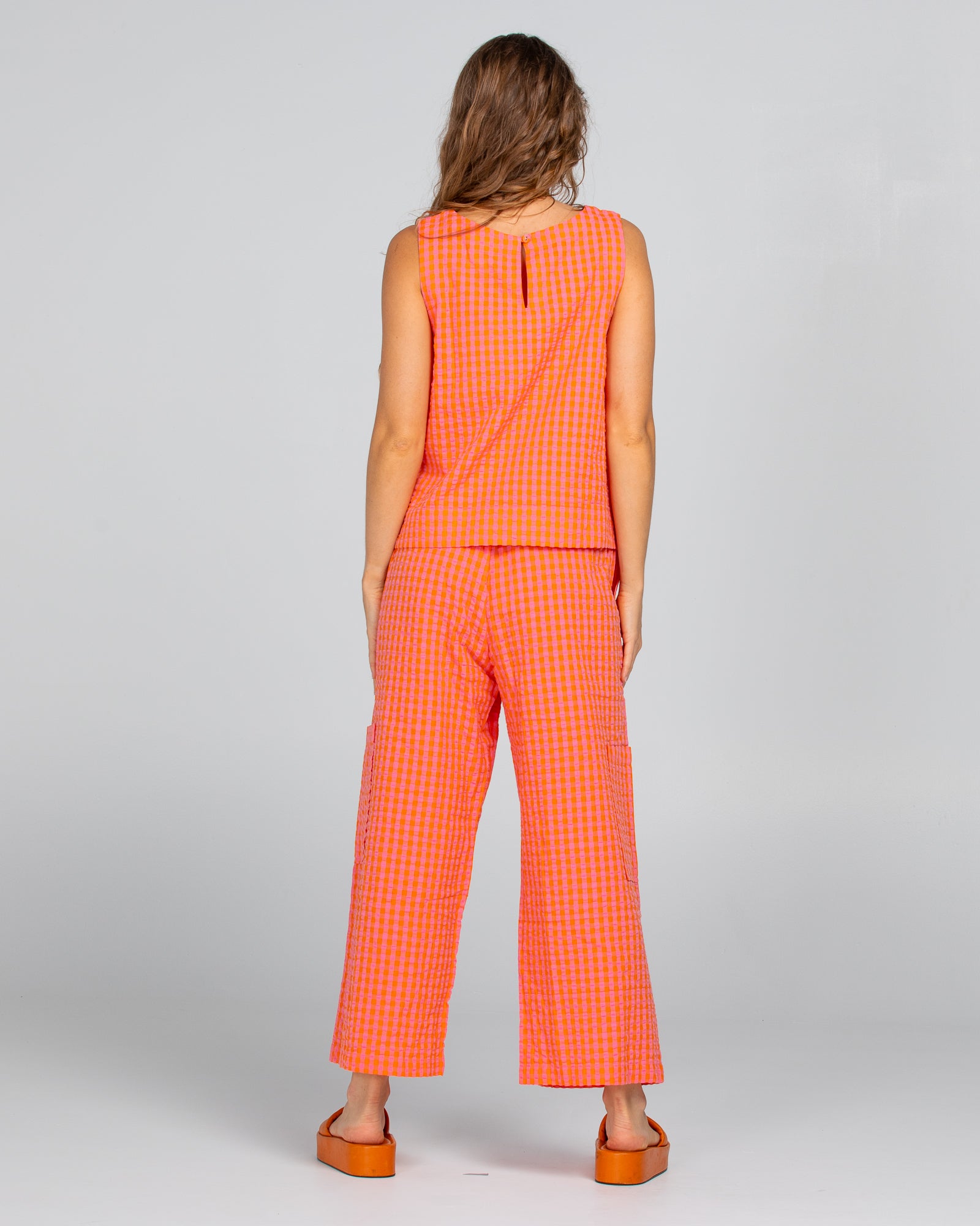 Mona Top - Fiore/Tangerine