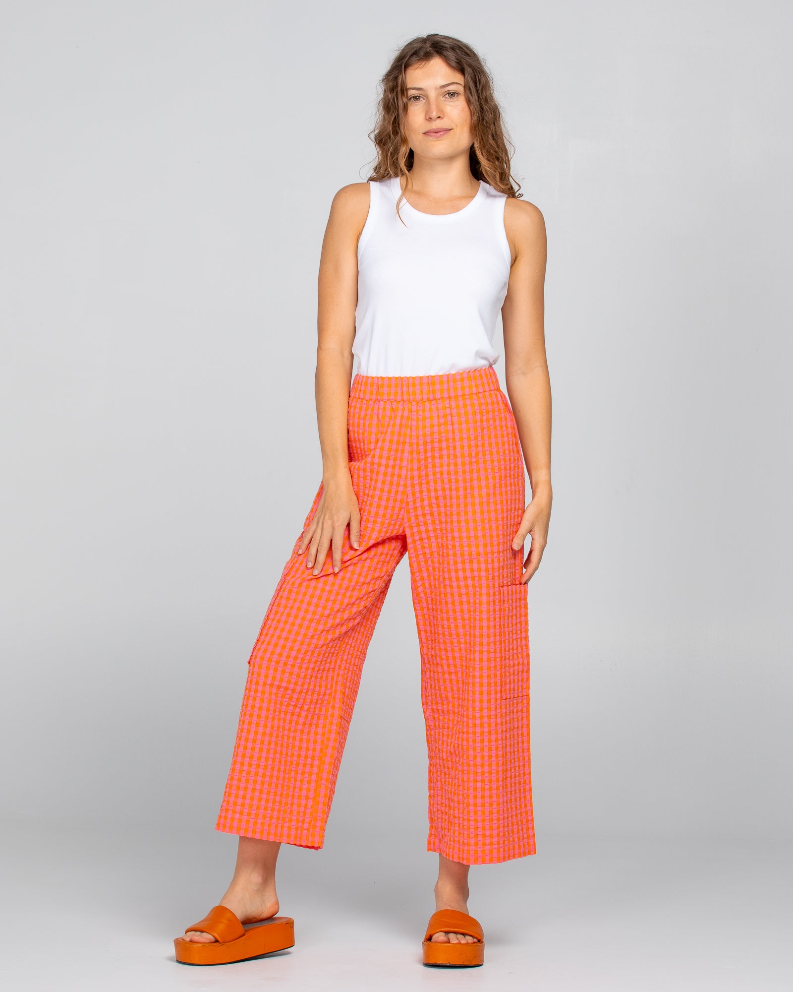Evelina Pant - Fiore/Tangerine