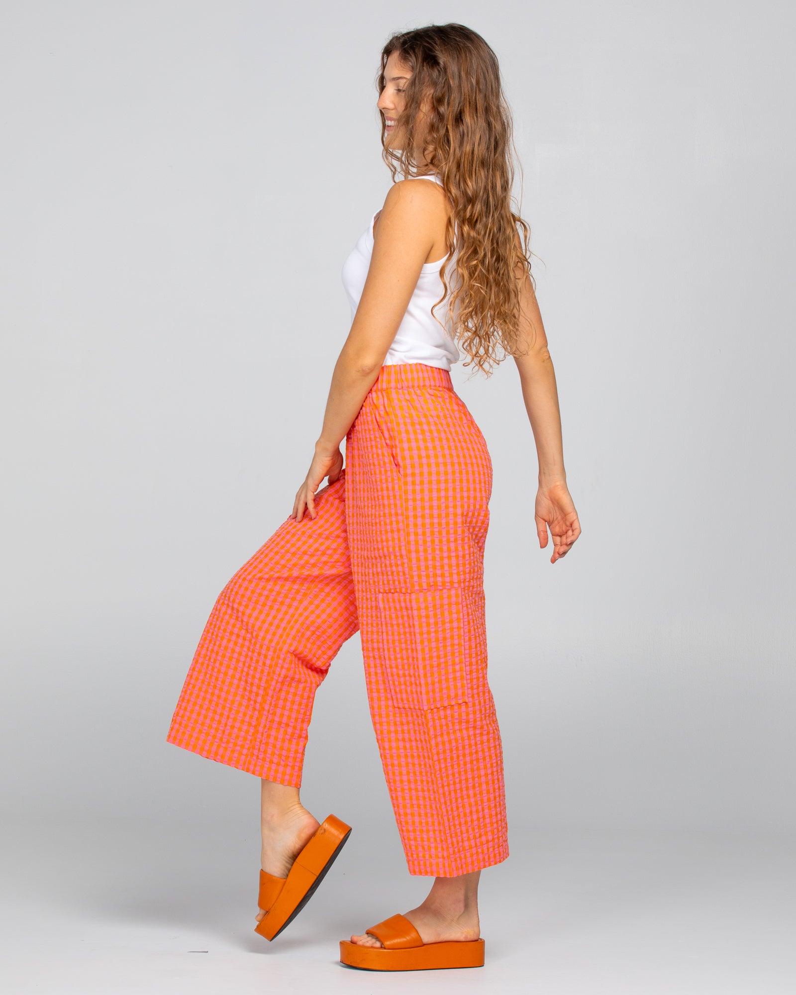 Evelina Pant - Fiore/Tangerine