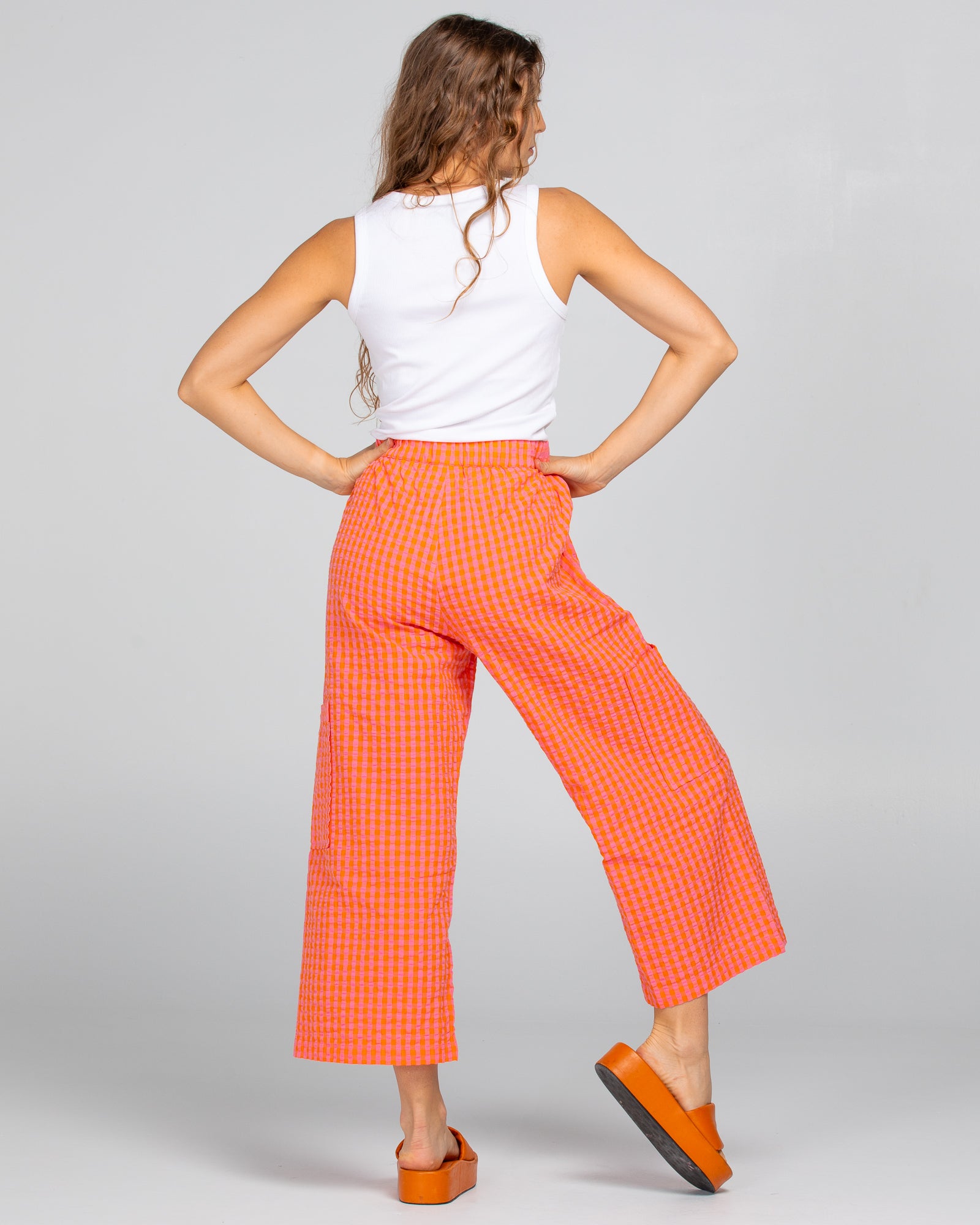 Evelina Pant - Fiore/Tangerine