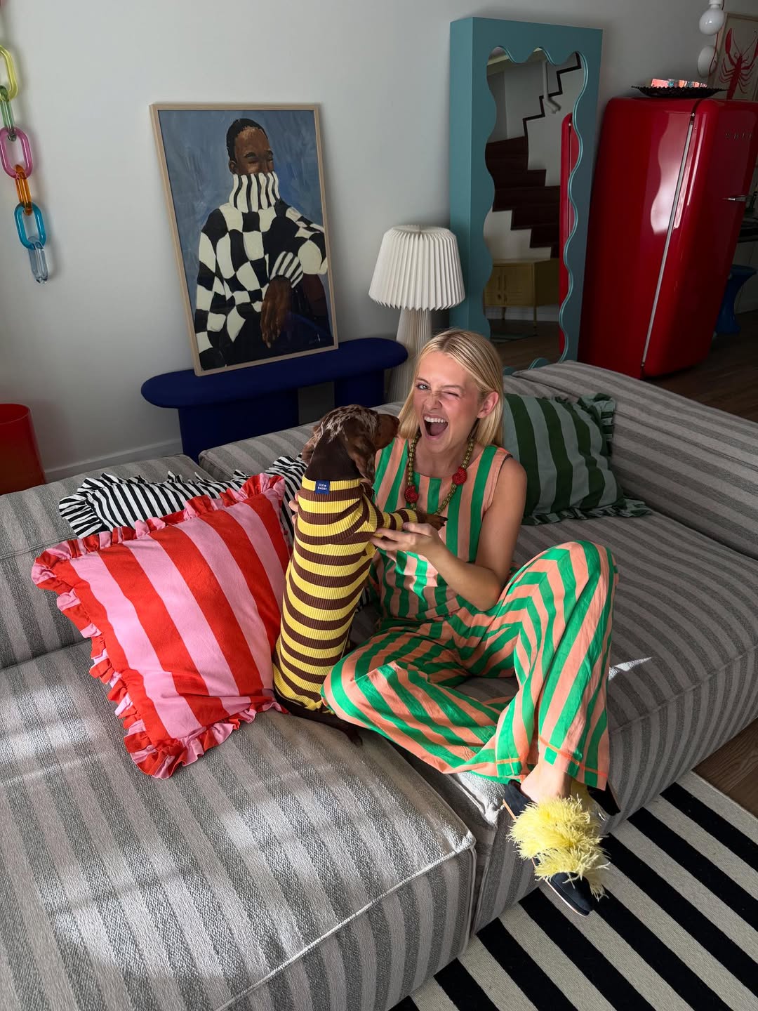 Hara Top Reversible - Capri Peach/Tangerine