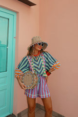 Mini Love Note Tote - Confetti Coast