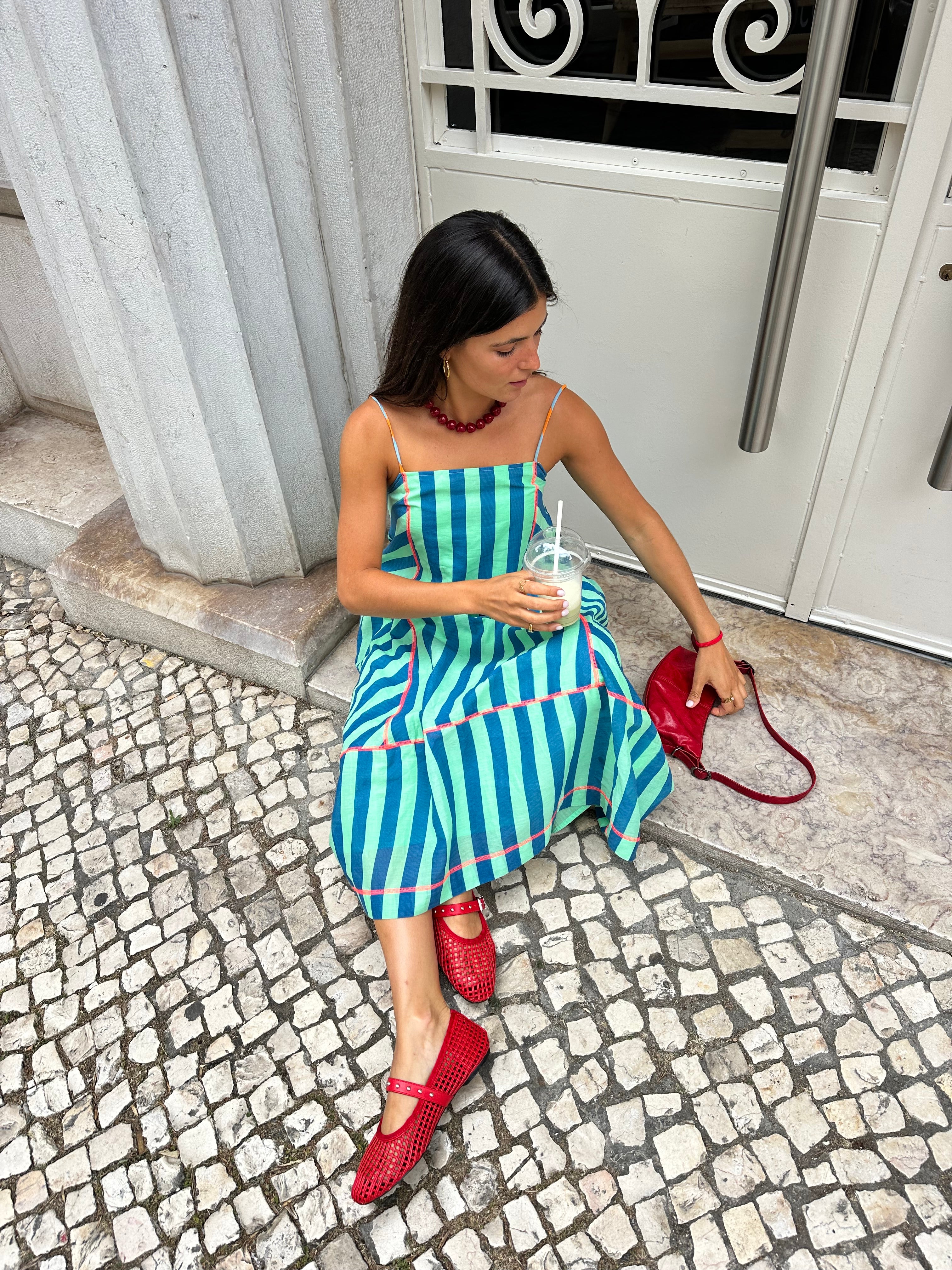 Sami Dress - Capri Green