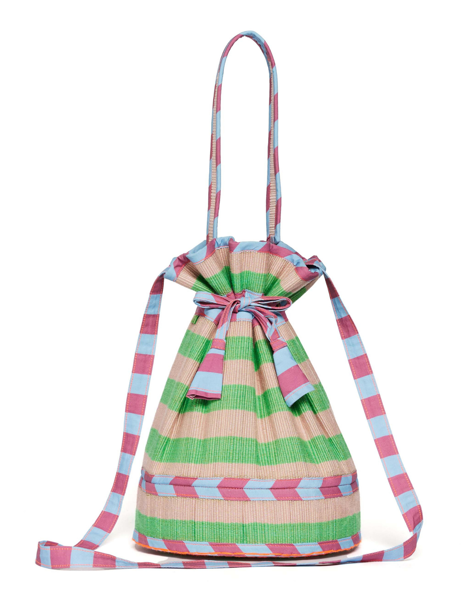 Midi Leisure Tote - Stripe Spritz