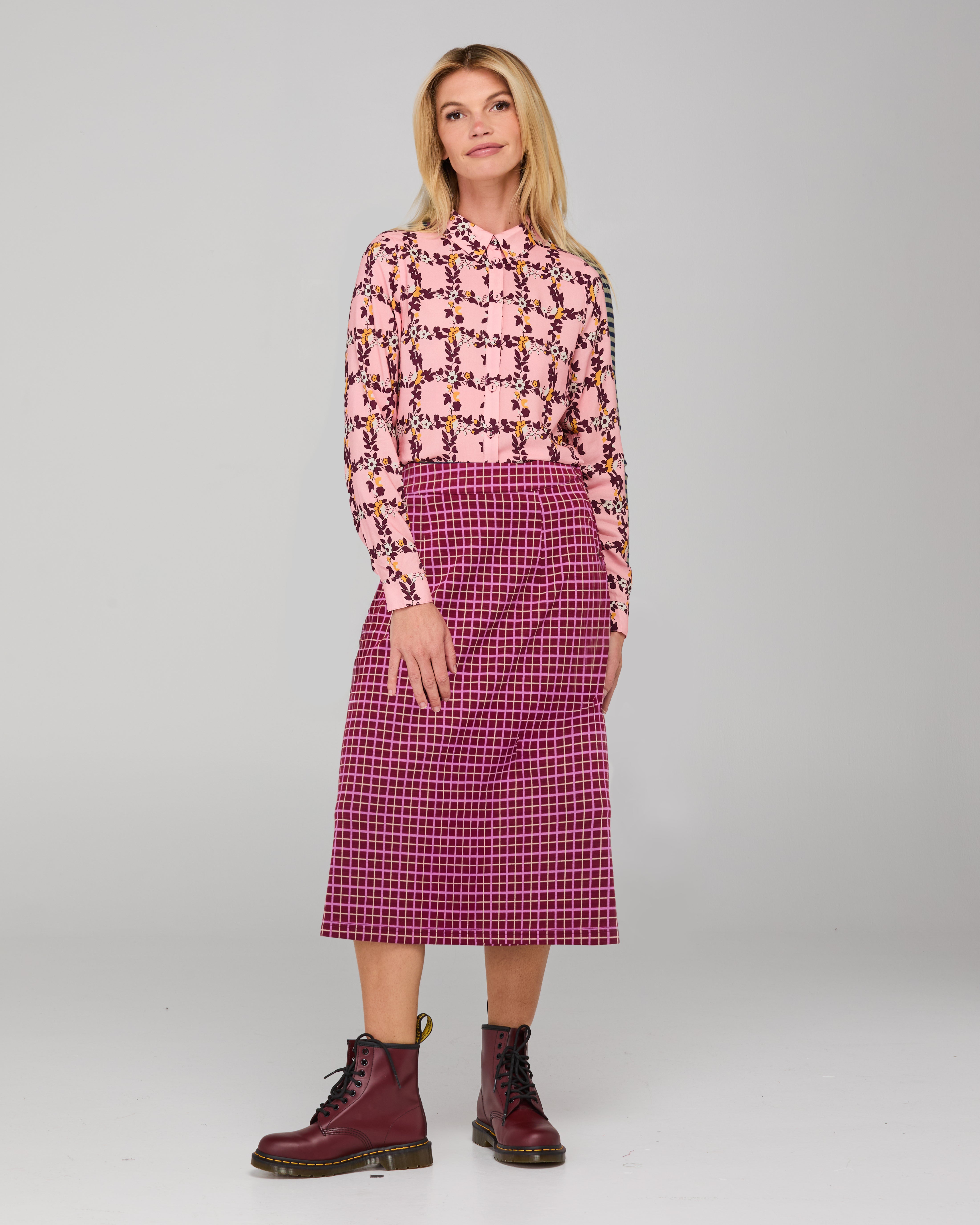 Aiko Skirt - Himari Check