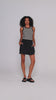 Bellissimo Tank - Black/White Stripe